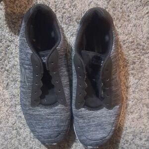 Skechers Black and Gray Athletic Shoes